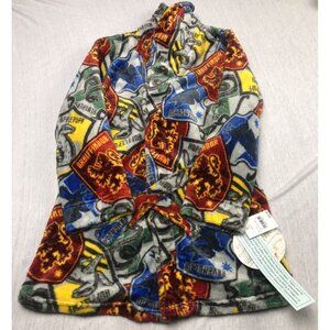 Kids Harry Potter Robe Pajama Unisex Movie Magic Tie Multicolor New With Tags